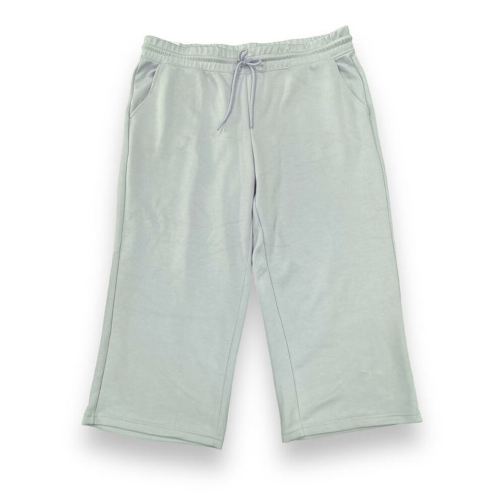 Women's Light Mint Wide-Leg Sweatpants